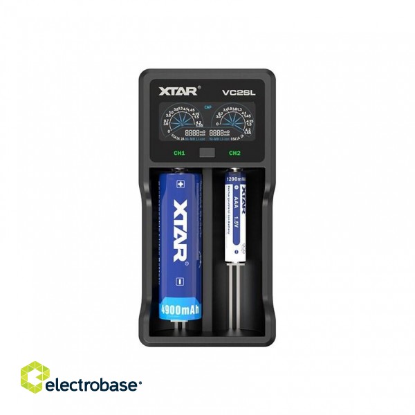 XTAR VC2SL Battery charger Li-ion / Ni-MH / Ni-CD 18650 paveikslėlis 6