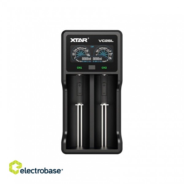XTAR VC2SL Battery charger Li-ion / Ni-MH / Ni-CD 18650 paveikslėlis 1