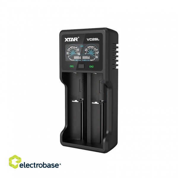 XTAR VC2SL Battery charger Li-ion / Ni-MH / Ni-CD 18650 paveikslėlis 2