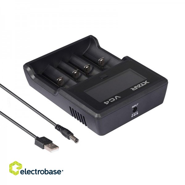 XTAR VC4 Household battery USB paveikslėlis 6