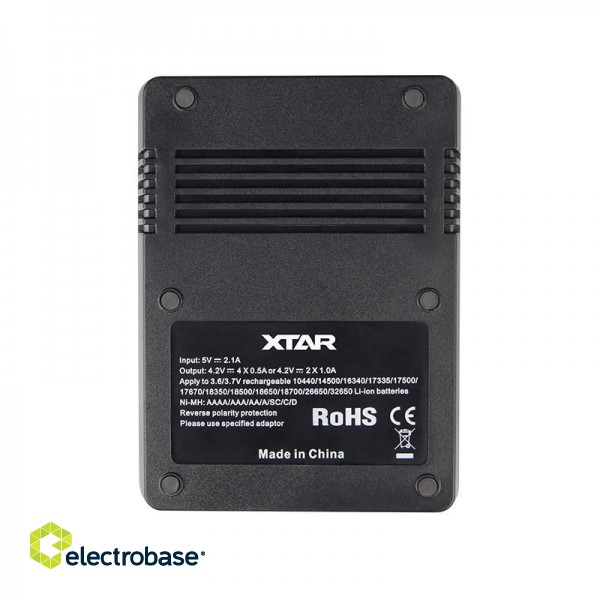 XTAR VC4 Household battery USB paveikslėlis 7