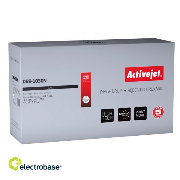 Activejet DRB-1030N drum (replacement for Brother DR-1030; Supreme; 10000 pages; black) paveikslėlis 1