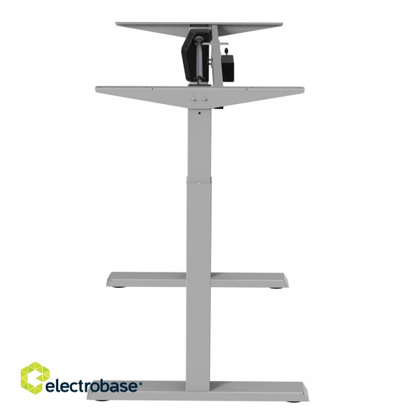 Ergo Office ER-403G Sit-stand Desk Table Frame Electric Height Adjustable Desk Office Table Without Table Top Gray image 1