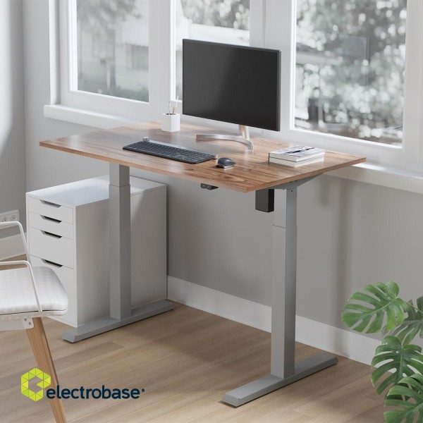 Ergo Office ER-403G Sit-stand Desk Table Frame Electric Height Adjustable Desk Office Table Without Table Top Gray image 4
