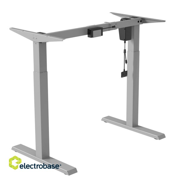 Ergo Office ER-403G Sit-stand Desk Table Frame Electric Height Adjustable Desk Office Table Without Table Top Gray image 5