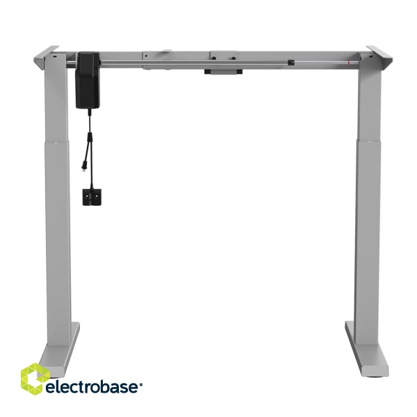 Ergo Office ER-403G Sit-stand Desk Table Frame Electric Height Adjustable Desk Office Table Without Table Top Gray image 9