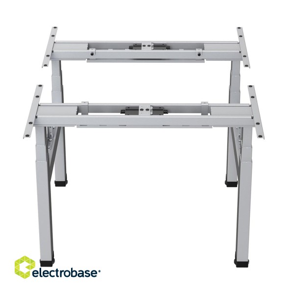 Ergo Office ER-404G Electric Double Height Adjustable Standing/Sitting Desk Frame without Desk Tops Gray image 2