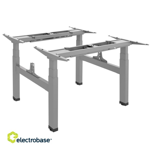 Ergo Office ER-404G Electric Double Height Adjustable Standing/Sitting Desk Frame without Desk Tops Gray image 7