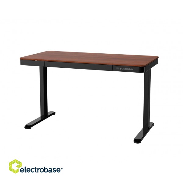 Tuckano Electric height adjustable desk ET119W-C Black/Walnut image 1