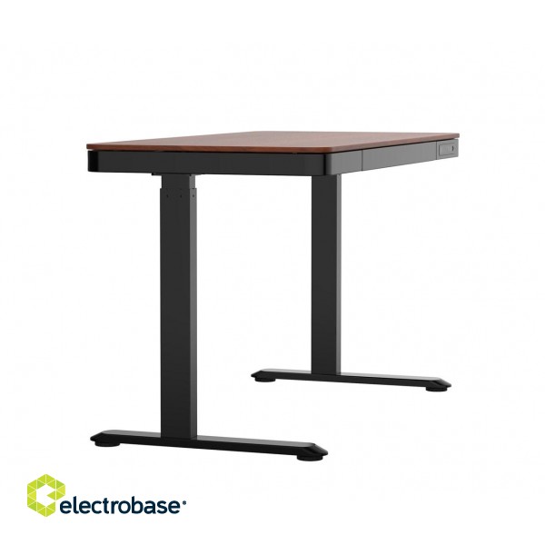 Tuckano Electric height adjustable desk ET119W-C Black/Walnut image 2
