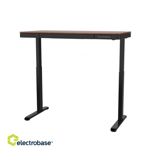 Tuckano Electric height adjustable desk ET119W-C Black/Walnut image 3