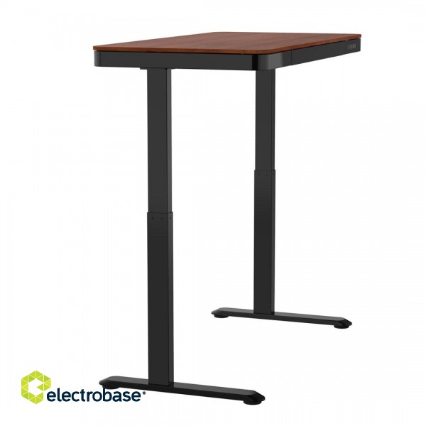 Tuckano Electric height adjustable desk ET119W-C Black/Walnut image 4