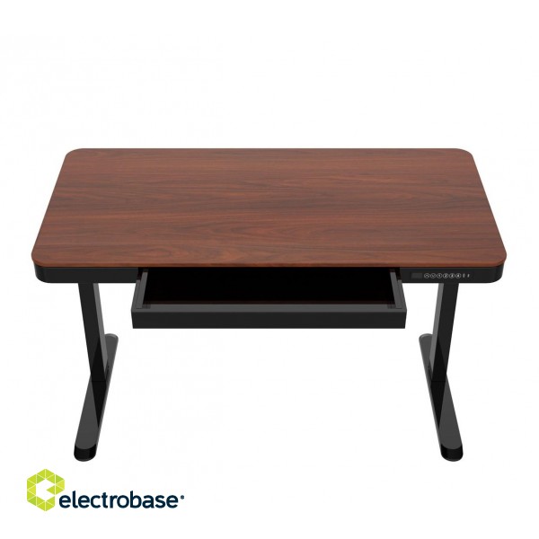 Tuckano Electric height adjustable desk ET119W-C Black/Walnut image 6