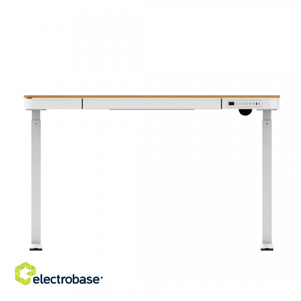 Tuckano Electric height adjustable desk ET119W-C white/oak image 1