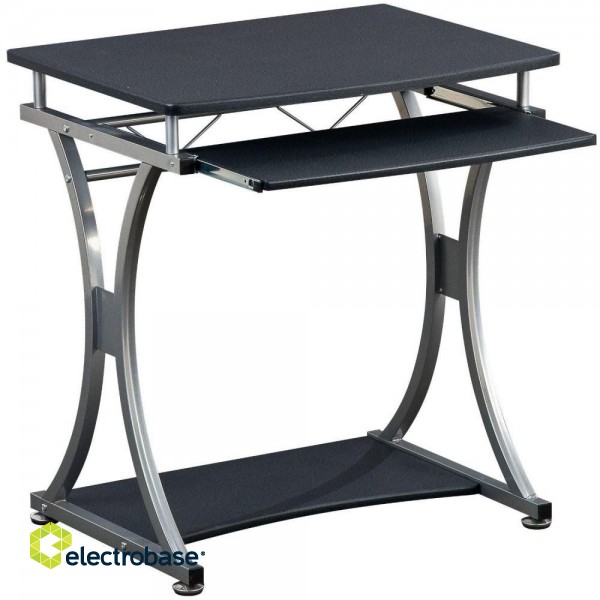 Techly Compact Desk for PC with Removable Tray, Black Graphite ICA-TB 328BK image 4