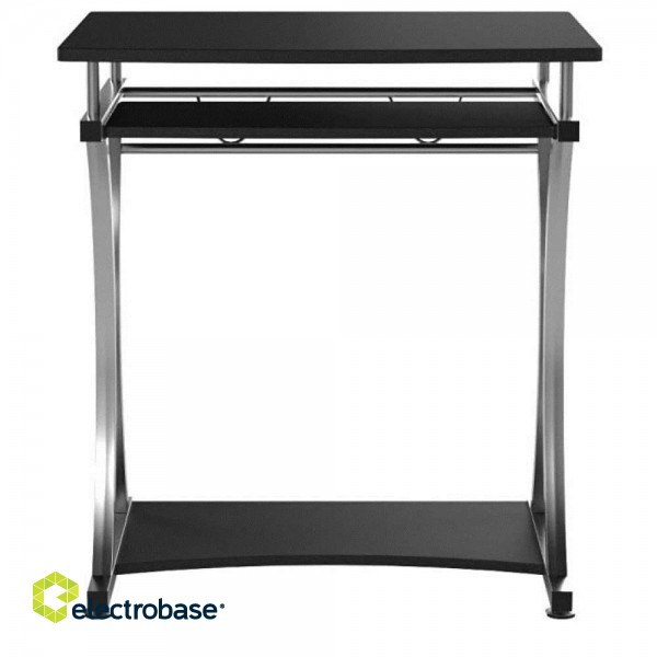 Techly Compact Desk for PC with Removable Tray, Black Graphite ICA-TB 328BK image 6