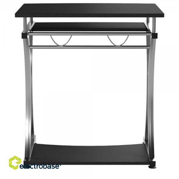 Techly Compact Desk for PC with Removable Tray, Black Graphite ICA-TB 328BK image 10
