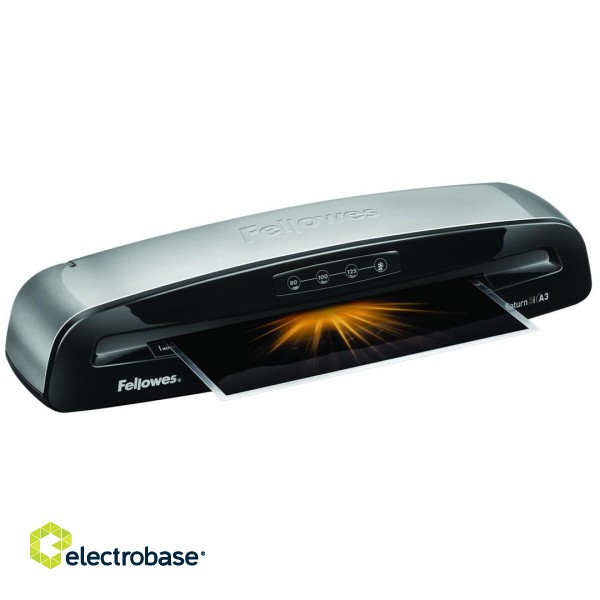 Fellowes Saturn 3i Cold/hot laminator 300 mm/min Black, Silver image 4