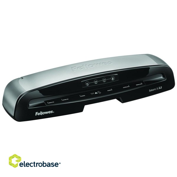 Fellowes Saturn 3i Cold/hot laminator 300 mm/min Black, Silver image 5