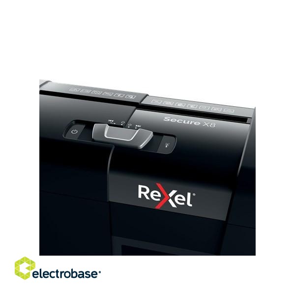 Rexel Secure X8 paper shredder Cross shredding 70 dB Black image 6