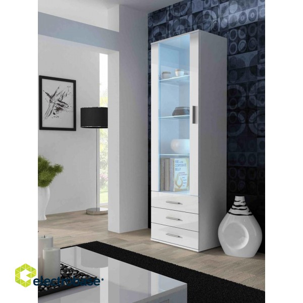 Cama display cabinet SOHO S1 white/white gloss image 4