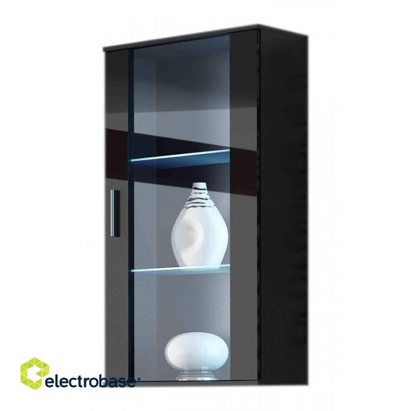 Cama hanging display cabinet SOHO black/black gloss image 1