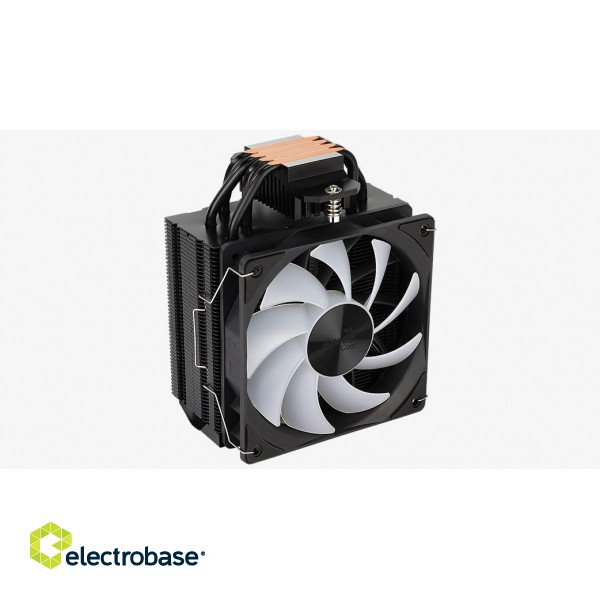 Aerocool Rime 4 Processor Air cooler 12 cm Black 1 pc(s) image 3