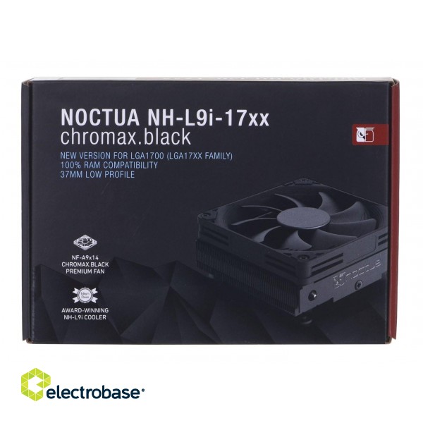 NOCTUA CPU COOLING NH-L9I-17XX CHROMAX BLACK image 5