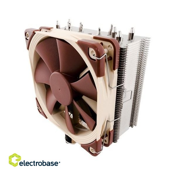 Noctua NH-U12S computer cooling component Processor Cooler 12 cm Brown, Stainless steel image 2