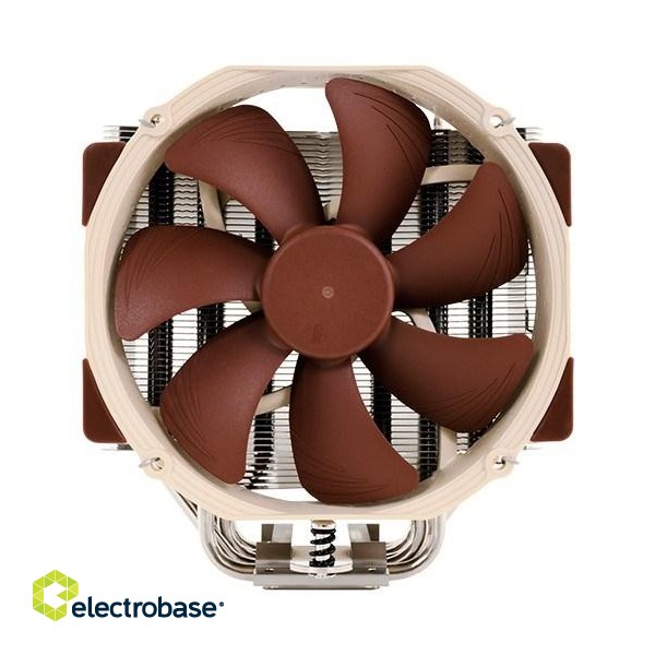 Noctua NH-U14S computer cooling component Processor Cooler 12 cm Brown, Stainless steel image 3