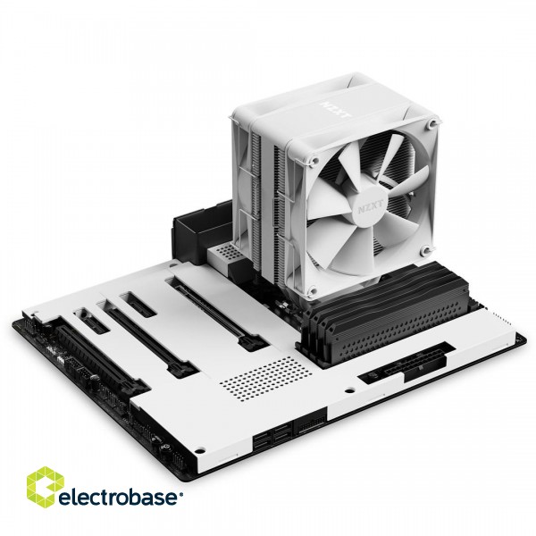 NZXT T120 Processor Air cooler 12 cm White 1 pc(s) image 2