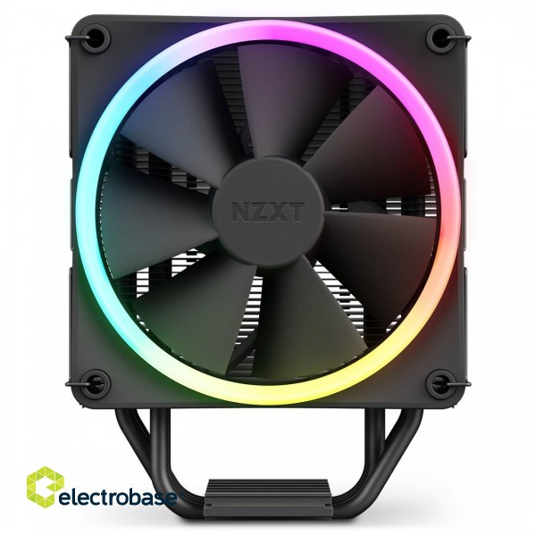 NZXT T120 RGB Processor Air cooler 12 cm Black 1 pc(s) image 2