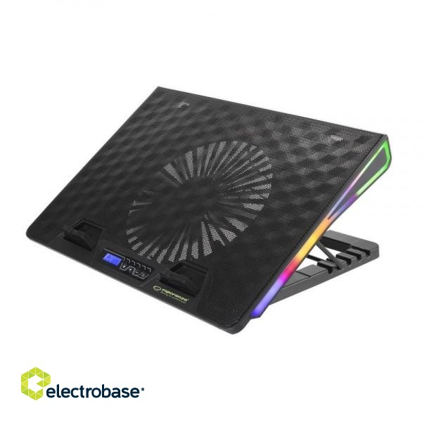Esperanza EGC101 notebook cooling pad 800 RPM Black image 1
