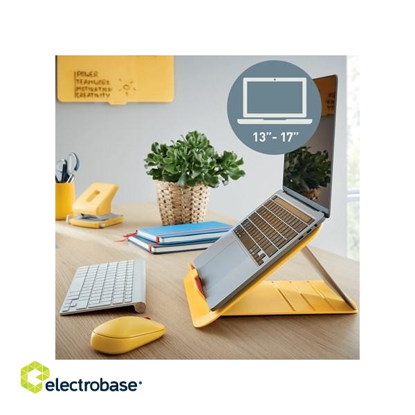 Leitz Ergo Cosy Laptop stand Yellow 43.2 cm (17") фото 2