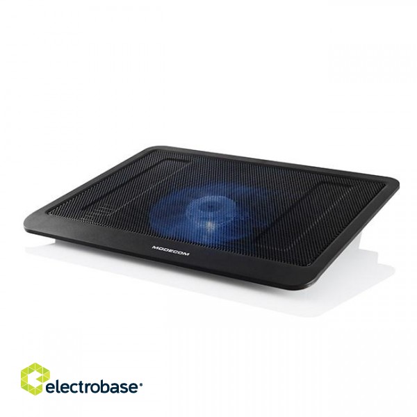 Modecom CF13 notebook cooling pad 35.6 cm (14") Black image 1