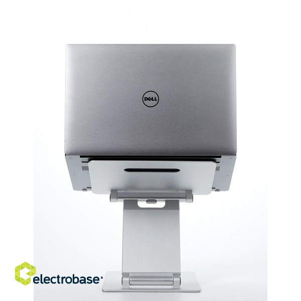 POUT Eyes3 Lift - Aluminium telescopic laptop stand, silver grey image 3