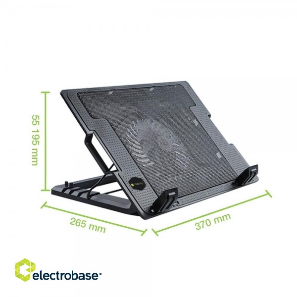 Techly Notebook stand and cooling pad for Notebook up to 17.3" paveikslėlis 3