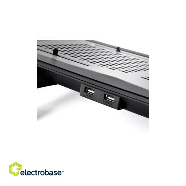 Thermaltake CL-N002-PL12BL-A laptop cooling pad 1300 RPM Aluminium, Black фото 7