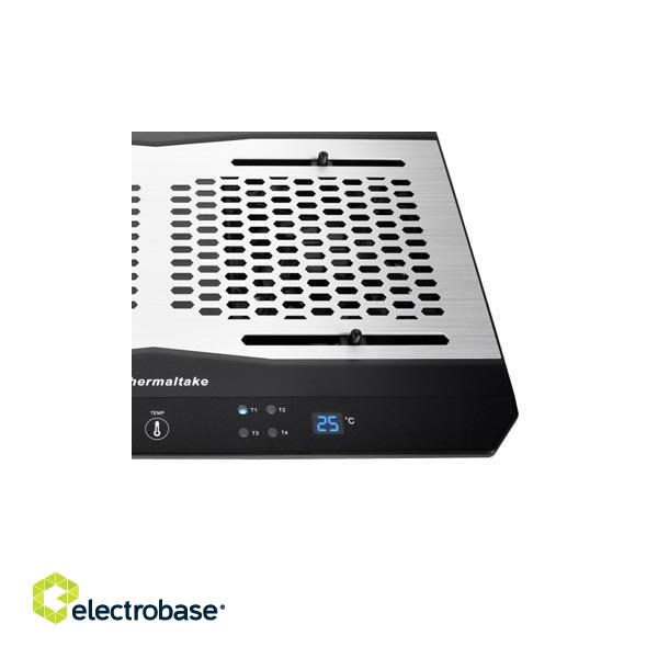 Thermaltake CL-N002-PL12BL-A laptop cooling pad 1300 RPM Aluminium, Black image 8
