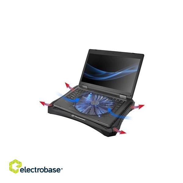 Thermaltake Massive V20 laptop cooling pad 43.2 cm (17") Black фото 4