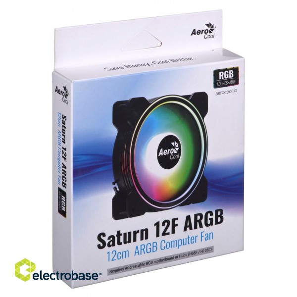 AEROCOOL PGS SATURN 12F ARGB 6P fan (120mm) image 1