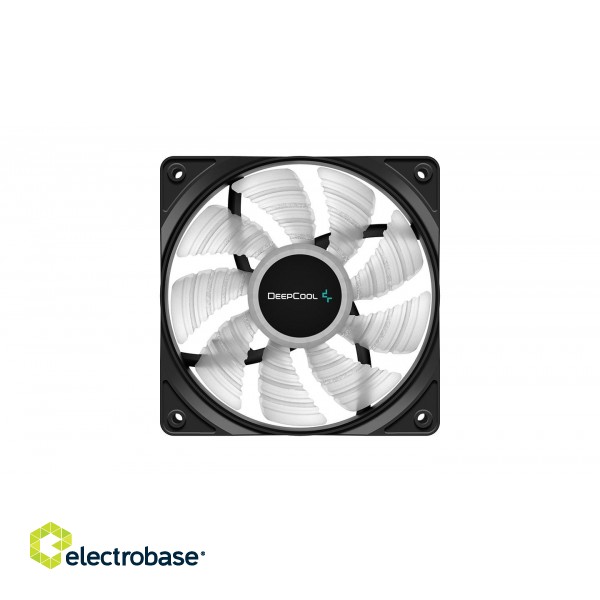 DeepCool RF120R Computer case Fan 12 cm Black, Translucent 1 pc(s) paveikslėlis 3