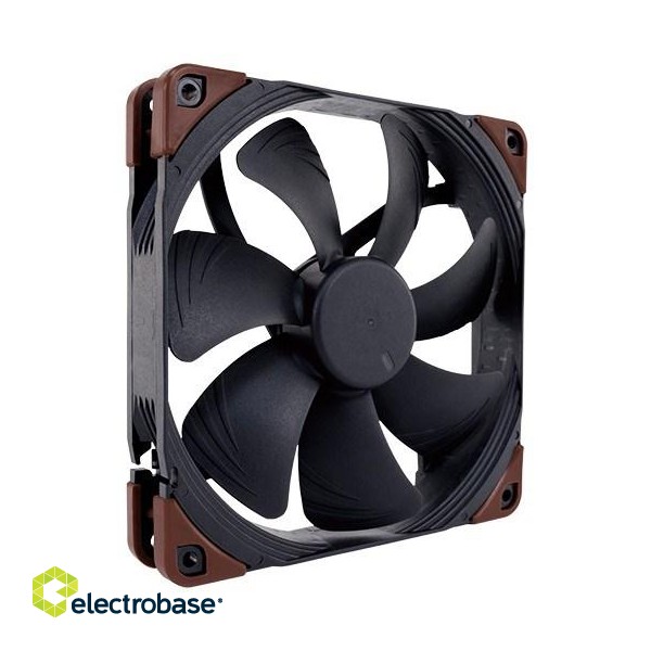 Noctua NF-A14 industrialPPC-2000 Computer case Fan 14 cm Black, Brown image 1