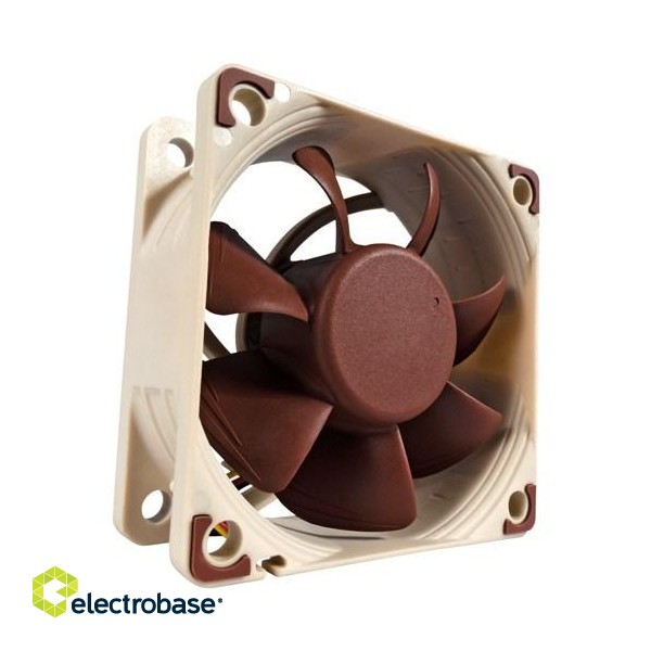 Noctua NF-A6X25 FLX computer cooling system Computer case Fan 6 cm Brown image 1