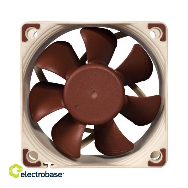 Noctua NF-A6X25 FLX computer cooling system Computer case Fan 6 cm Brown image 3