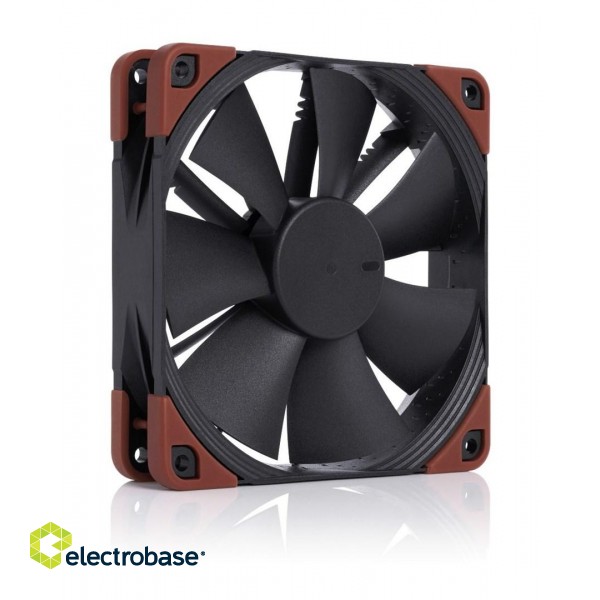 Noctua NF-F12 industrialPPC-3000 PWM Computer case Fan 12 cm Black, Brown image 1