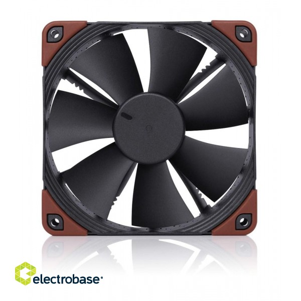 Noctua NF-F12 industrialPPC-3000 PWM Computer case Fan 12 cm Black, Brown image 3