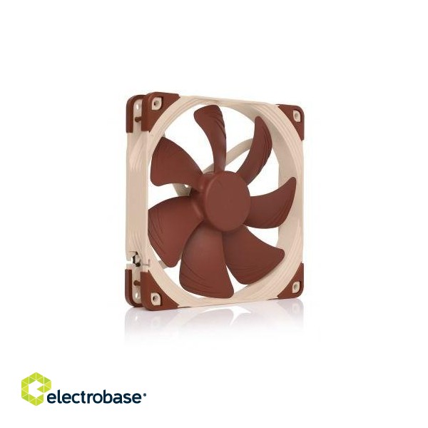 Noctua NOC-NF-A14-FLX computer cooling component Computer case Fan 14 cm Beige, Brown image 1