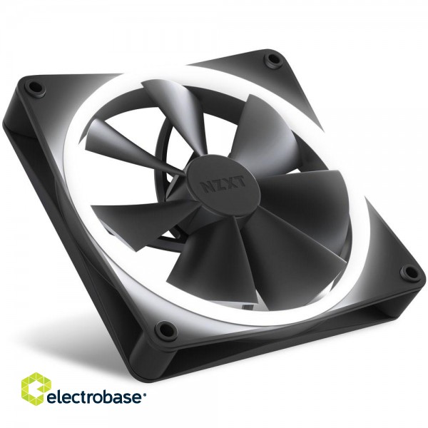 NZXT F140 RGB Computer case Fan 14 cm Black 1 pc(s) image 5