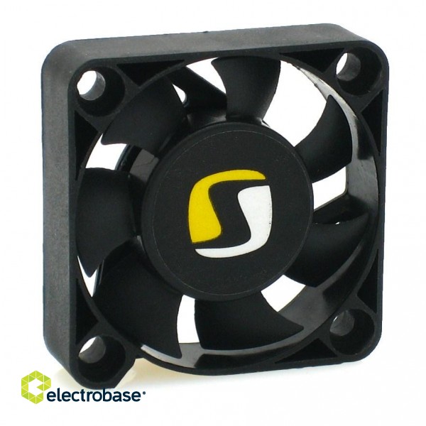 SilentiumPC Zephyr 40 Computer case Fan 4 cm Black image 1